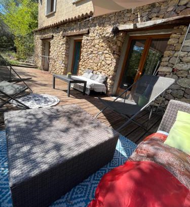 Piedigriggio House | Studio Bas de villa avec grande terrasse
