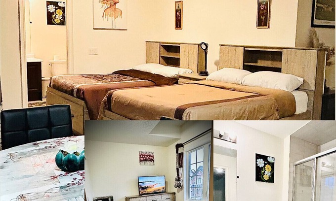 Caledon House | Studio . Bedroom with attatched washroom and living area . All in one