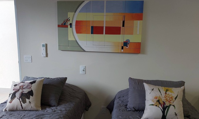 Campinas Apartment | Studio Bena - Comfortable and practical for couples, with gourmet area