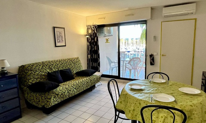 Plage d'Argeles Apartment | Studio cabin 4 pers, parking, air-con, near beach