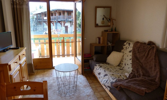 Combloux Apartment | Studio cabin at the foot of the slopes in Combloux(74).