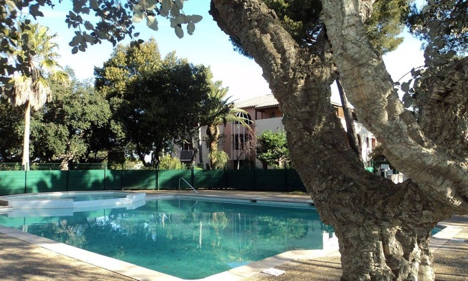 Saint-Aygulf Apartment | Studio Cabine avec Piscine et Tennis, 400m Plage, Parking, Terrasse - Saint Aygulf