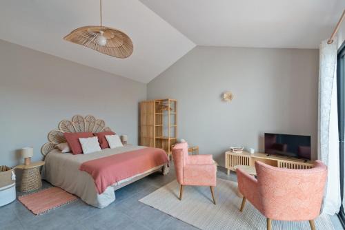 Bidart Apartment | Studio Cocon Enea Bidart, terrasse et parking