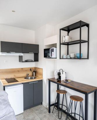 Orleans Apartment | Studio cosy, calme avec cour extérieure, 2e étage