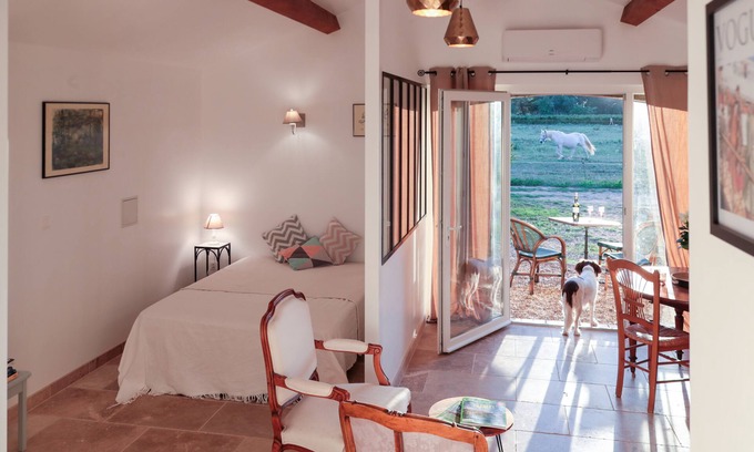 Cessenon-sur-Orb Apartment | Studio de Monet à 150m de la Rivière, Dans un Grand Parc Arboré Sans Voisinage