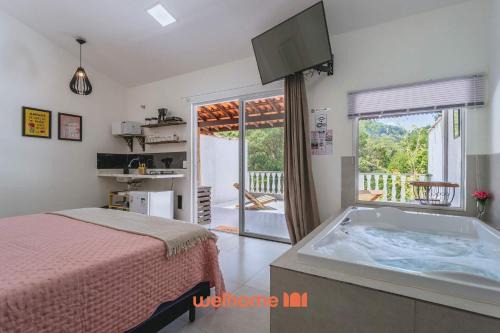 Petropolis Apartment | Studio em Petrópolis com vista e hidromassagem