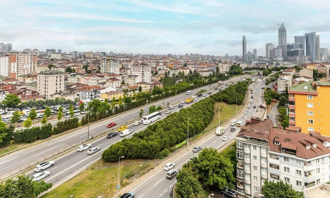 Atasehir Apartment | Studio Flat w City View 5 min to Emaar Square