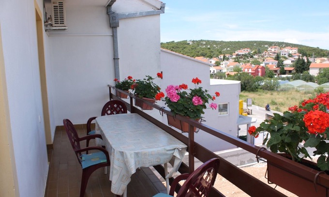 Tijesno Apartment | Studio flat with balcony Tisno, Murter (AS-5091-a)