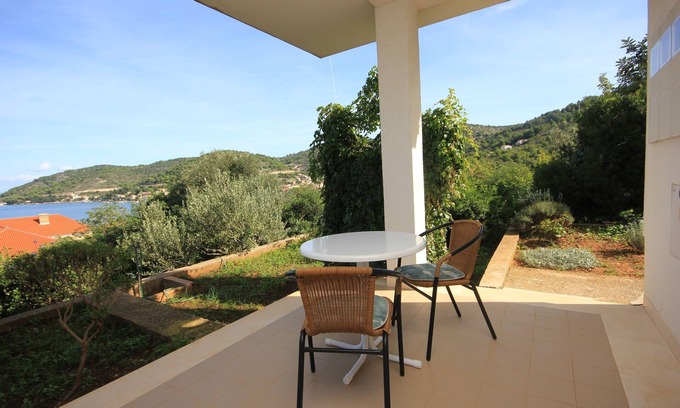 Vis Apartment | Studio flat with terrace and sea view Vis (AS-2470-b)
