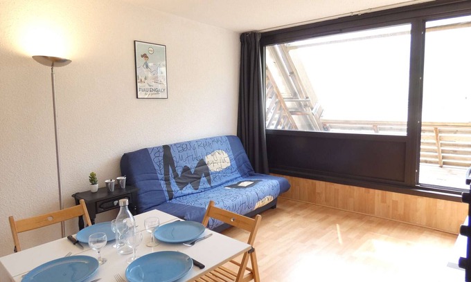 Piau Engaly Apartment | Studio for 4 with balcony, Piau-Engaly