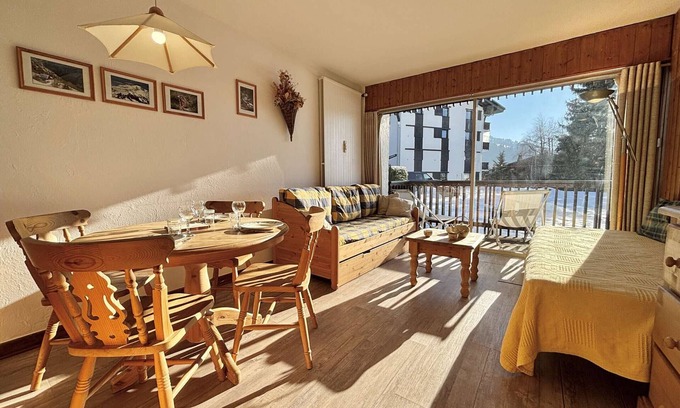 Notre-Dame-de-Bellecombe Apartment | Studio Ski-In/Ski-Out à Notre-Dame-de-Bellecombe, 3 pers, Piscine & Tennis