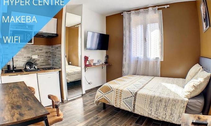 Saint-Acheul Apartment | STUDIO GARE AMIENS TOUT ÉQUIPÉ NETFLIX WIFI 2PERS
