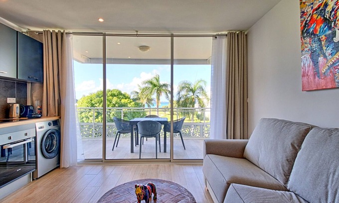 Anse Marcel Apartment | Studio in Anse Marcel with AC and Parking
