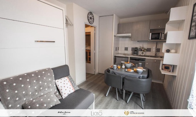 Bareges Apartment | Studio LE COL DU TOURMALET 2-4 pers linge parking wifi
