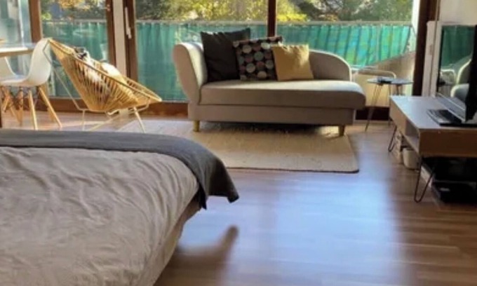 Annemasse-les Voirons-Agglomeration Apartment | Studio lumineux avec terrasse à deux pas de Genève