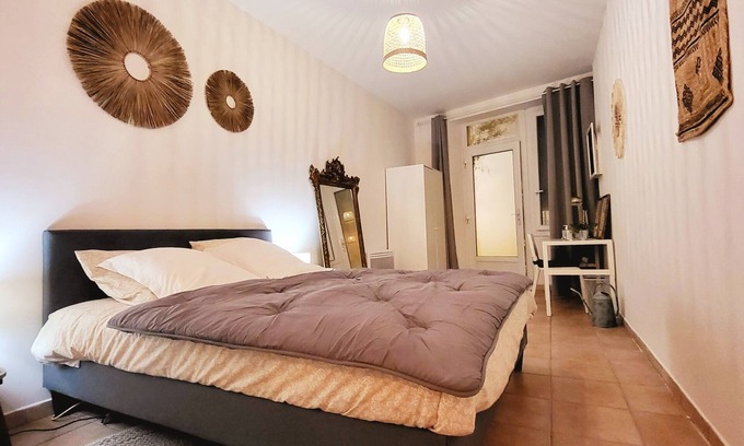 Lunel Apartment | Studio near train station and Lunel town center.