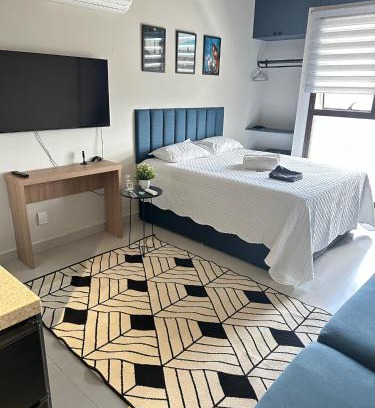 Lago Norte Apartment | Studio Premium - Perto de Tudo - Vista Livre - Estacionamento privativo e Portaria 24h - Wi-Fi 600mbps