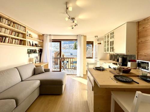 Briancon Apartment | Studio rénové pour 4 pers avec balcon et parking à Briançon - FR-1-330C-149