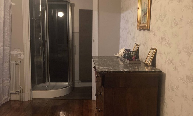 Priay Apartment | Studio -terrace two minutes from the Ain river and its pebble beach