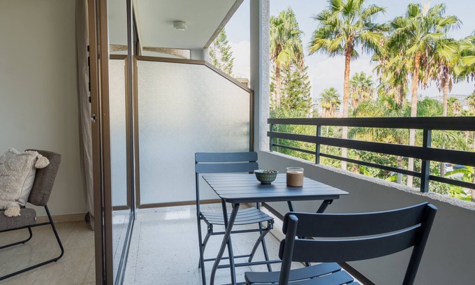 Potamos tis Germasogeias Apartment | Studio with balcony and garden view