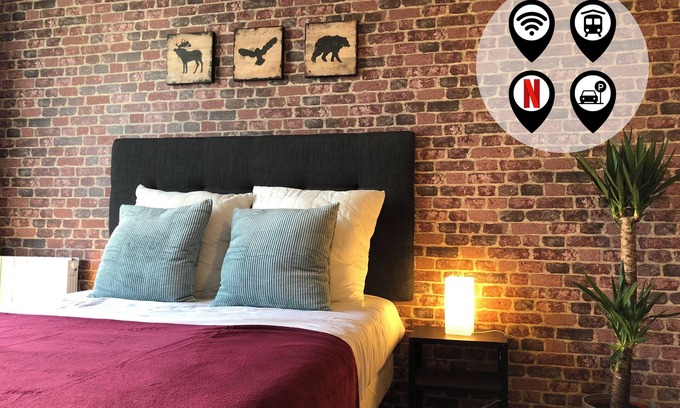 Tours Apartment | Studio with balcony & free parking