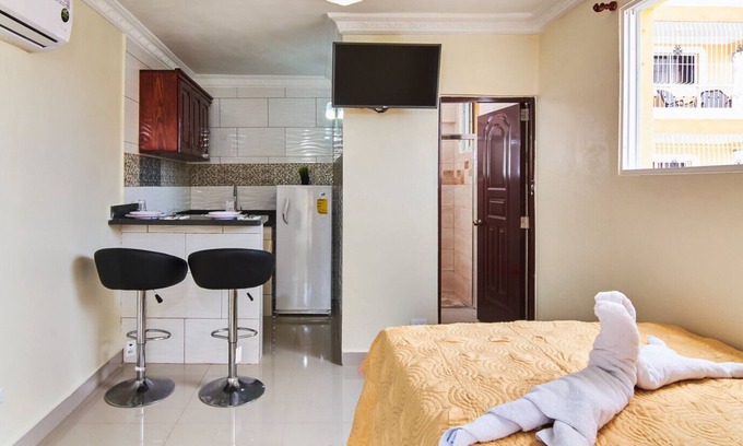 Corales del Sur Hotel | Studio with Full Kichenette, Terrace, Los Corales del Sur, Santo Domingo Este