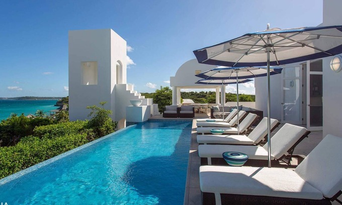 Long Bay Village Villa | Stunning 5 bedroom villa with private stairway to the beach