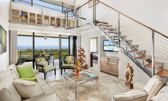 Keauhou Condo | Stunning 5 Star Ocean View Condo with all the Amenities!