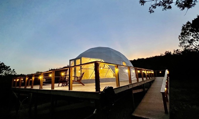 Marble Falls Villa | Stunning Amazing Mountain View Dome Glamping Loving Heart Retreats