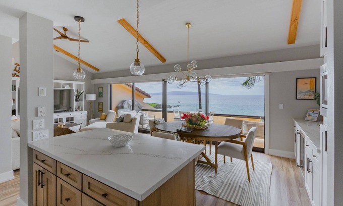 Wailea Condo | Stunning BEACHFRONT Luxury Makena Escape; Freshly Fully Remodeled 2023