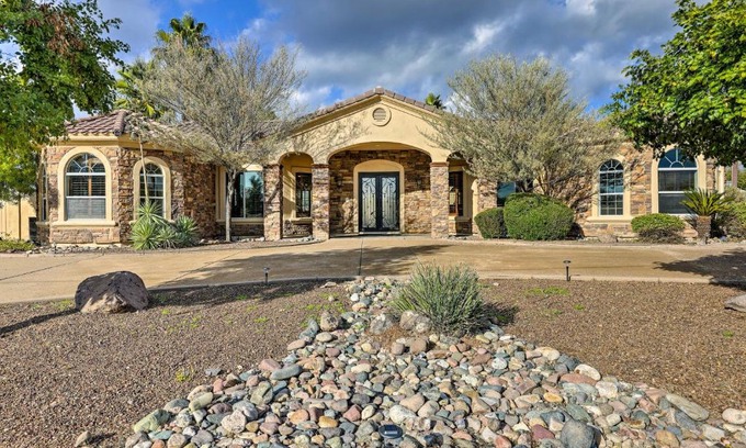 Desert View Village House | Stunning Cave Creek Oasis with Pool and Hot Tub!