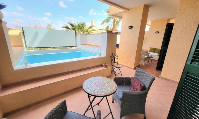 Fuente Alamo de Murcia Apartment | Stunning 2-bedroom apartment with splash pool! Hacienda Del Alamo, Golf Resort,