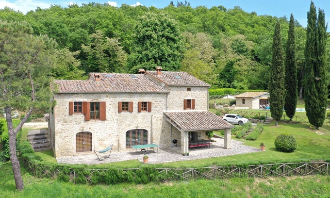 Bivio Lugnano Other | Stunning farmhouse with heated Pool and extensive views over Umbria and Tuscany