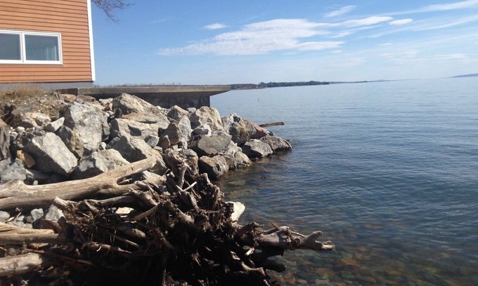 Malletts Bay House | Stunning Home on Lake Champlain- can't get any closer to the water!