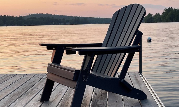 Gray House | Stunning Lakefront Escape on Little Sebago - Private Dock, Kayaks, Sunset Views