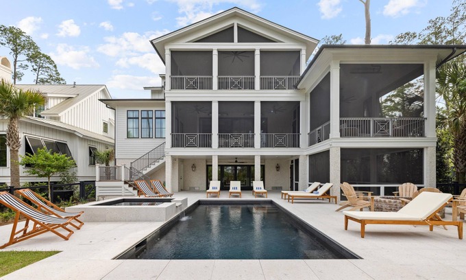 Palmetto Bluff House | Stunning Lowcountry Home with Private Pool/Hot Tub and Entertainment Room