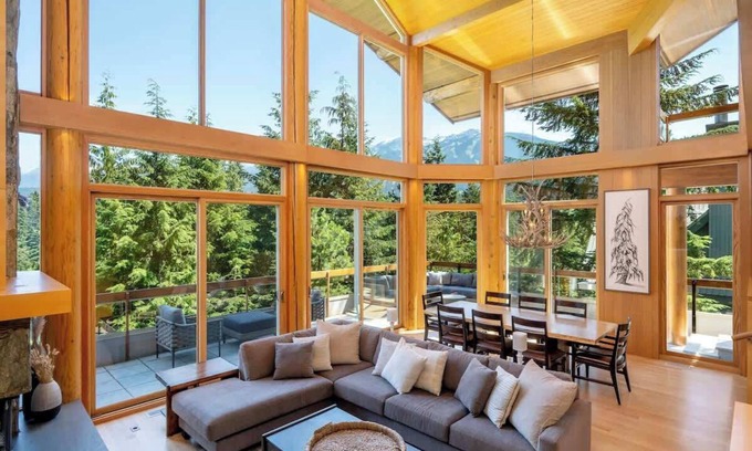 Blueberry Hill House | Stunning Mtn View, Air Con, Hot Tub, & Fireplace