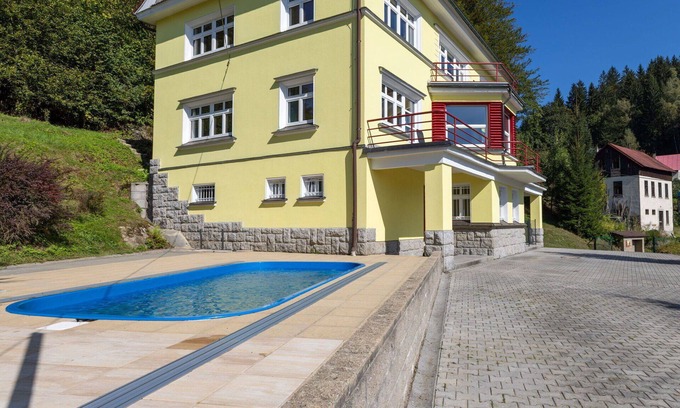 Albrechtice v Jizerskych horach Villa | Stunning private villa for 24 people with private pool, WIFI, TV and terrace