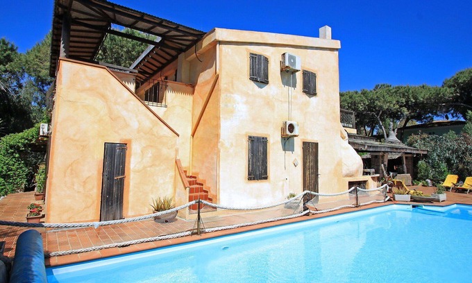 San Pietro a Mare Villa | Stunning private villa with private pool, A/C, WIFI, TV, patio, pets allowed and parking