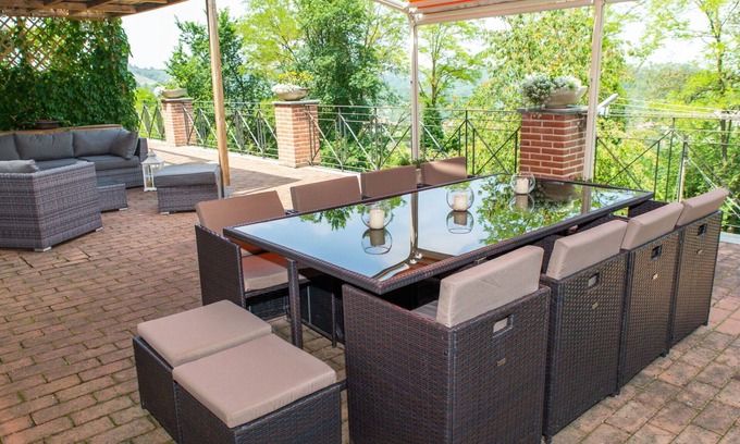 Ovada House | Stunning private villa for 12 people with private pool, hot tub, WIFI, A/C, terrace and pets all.