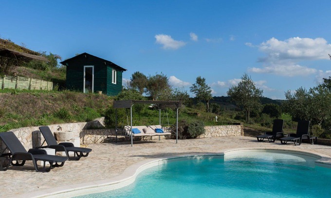 Mazzano Romano Villa | Stunning private villa for 6 people with hot tub, pool, WIFI, A/C, TV and parking
