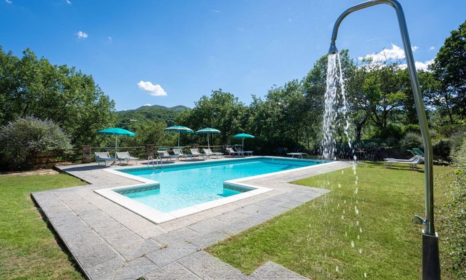 Vicchio Villa | Stunning private villa with private pool, WIFI, TV, patio, pets allowed, panoramic view and park.