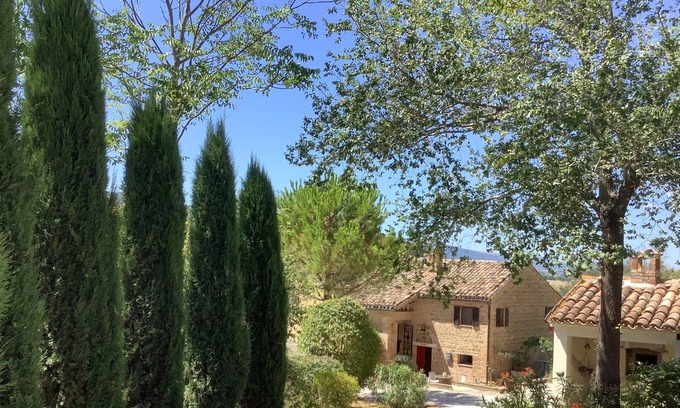 Santa Maria d'Alto Cielo Apartment | Stunning Valley position. Stylish apartment in Italian Farmhouse, with pool.