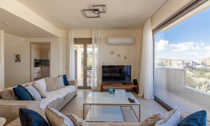 Vathianos Kampos Apartment | Stunning View 3 bedroom villa