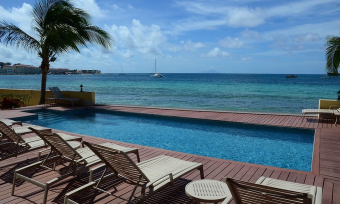 Simpson Bay Condo | STUNNING VIEW OF MAGICAL CARIBBEAN & SUNSETS ARE SPECTACULARn "NEW GENERATOR"
