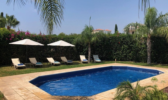 Pegeia Villa | STUNNING VILLA IN CORAL BAY, PRIVATE POOL, LARGE GARDEN, 3 MINS WALK TO BEACH