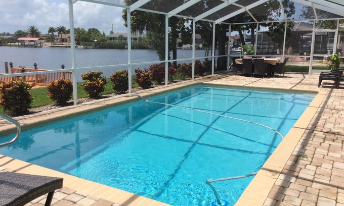 Apollo Beach House | Stunning Waterfront 3/2 Home with Private Pool/Dock/Boat Lift and Amazing Views