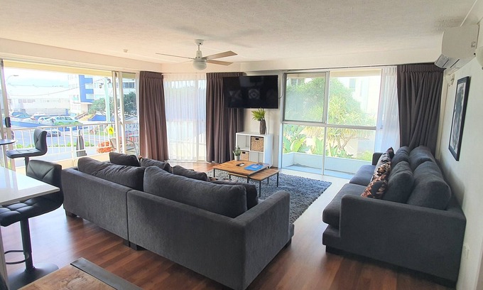 Gold Coast Apartment | Style & space await, Renovated, Opposite Beach & Surf Club, Wi-Fi, Parking - U07