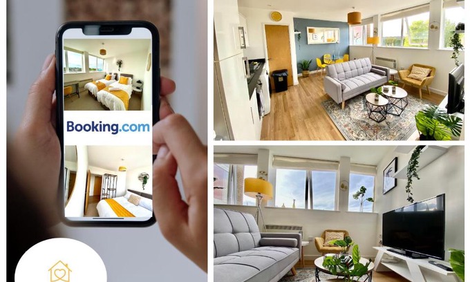 Basingstoke Apartment | Stylish 2 bed flat in Basingstoke By 20Property Stays Short Lets & Serviced Accommodation