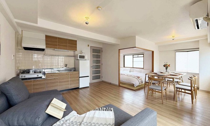 Hiroshima City Centre Apartment | Stylish 2-Story Apartment Near Atomic Bomb Dome